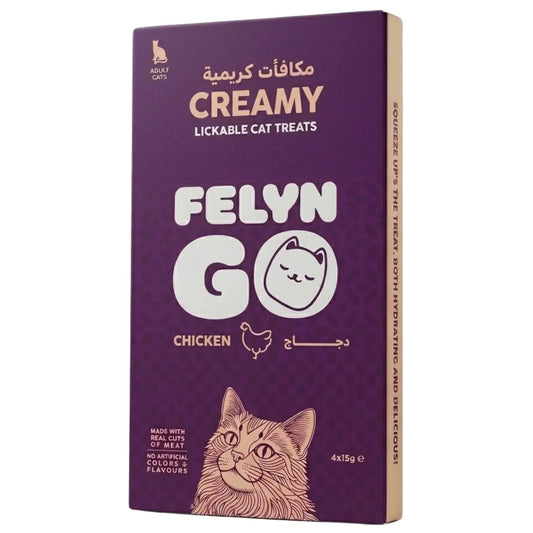 Felyn Go Creamy Lickable Treats Chicken Sachet Felyn Go Core