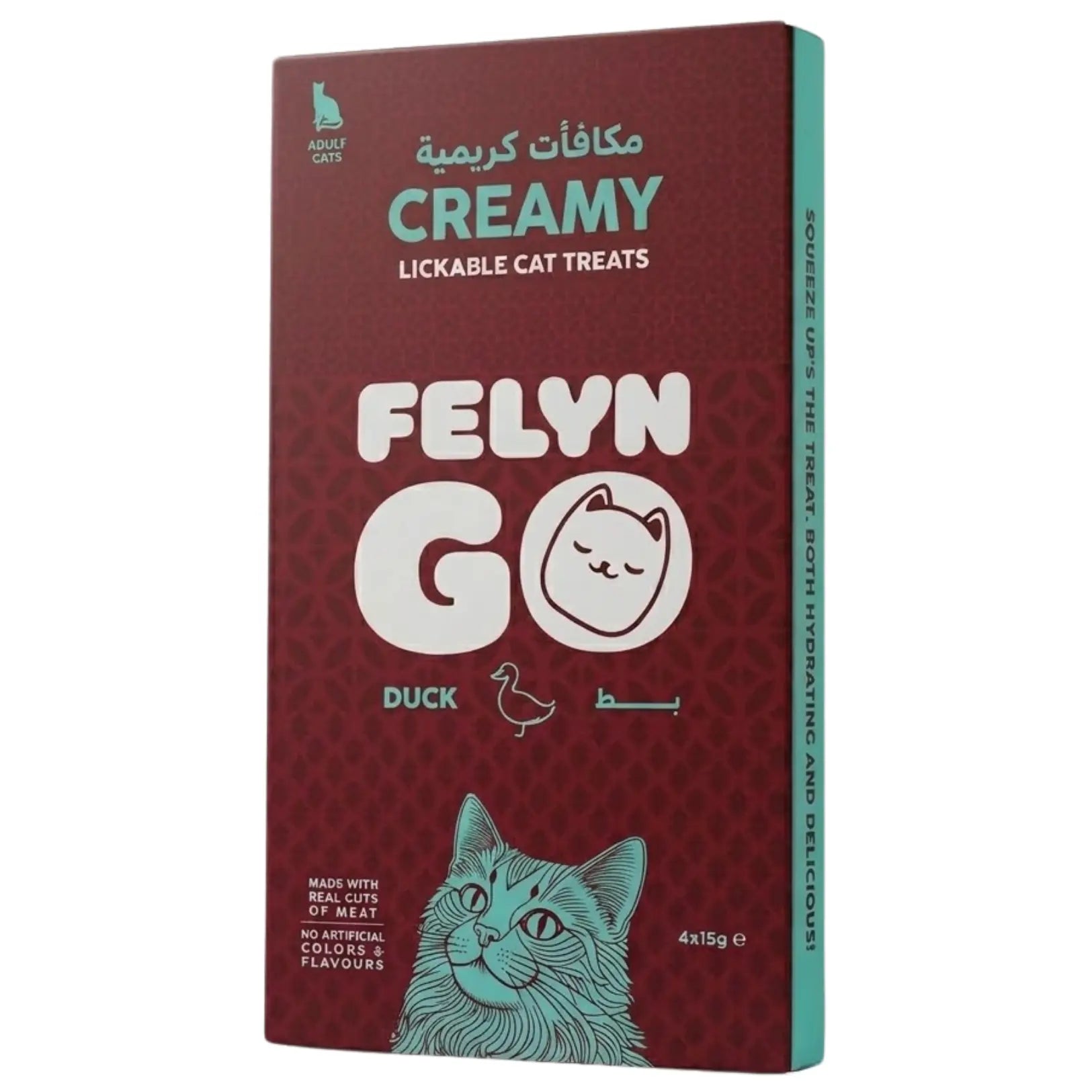 Felyn Go Creamy Lickable Treats Duck Sachet Felyn Go Core