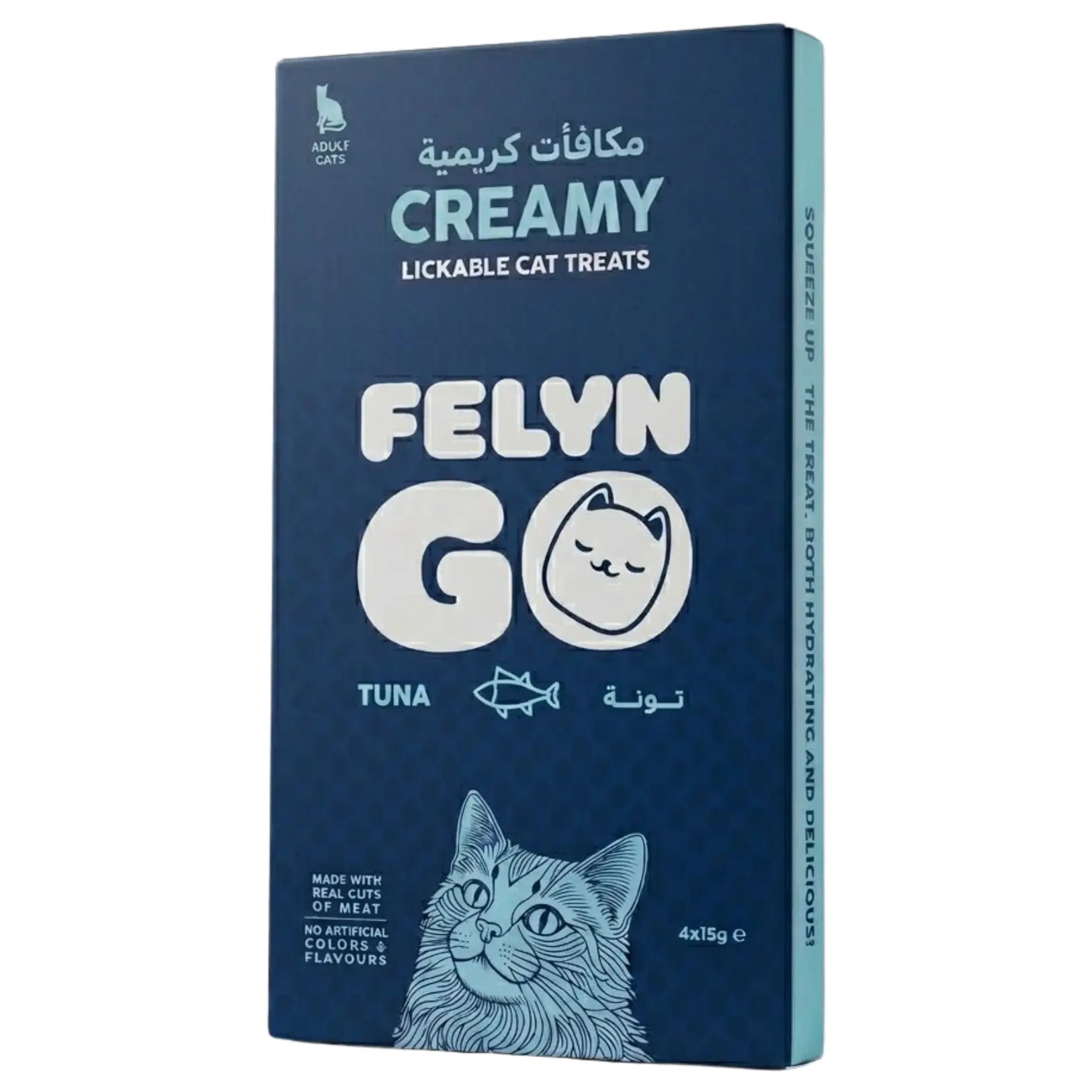 Felyn Go Creamy Lickable Treats Tuna Sachet Felyn Go Core