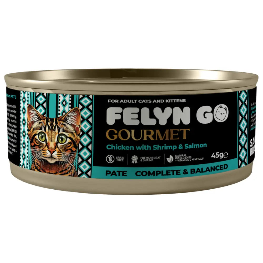 Felyn Go Gourmet Chicken With Shrimps & Salmon Pate Felyn Go Gourmet