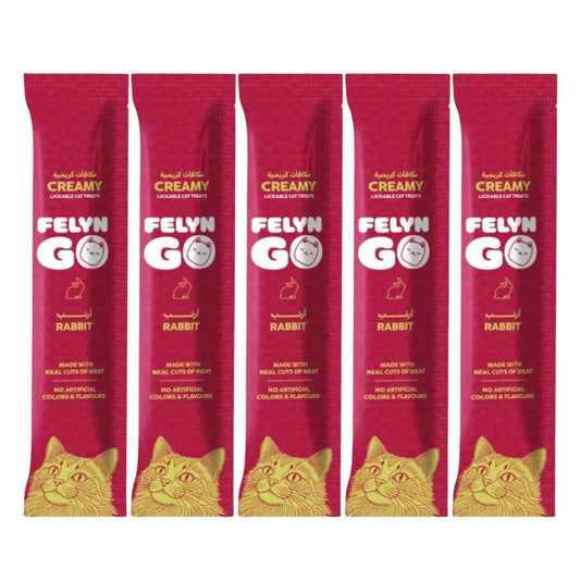 Felyn Go Creamy Lickable Treats Rabbit Sachet Felyn Go Core