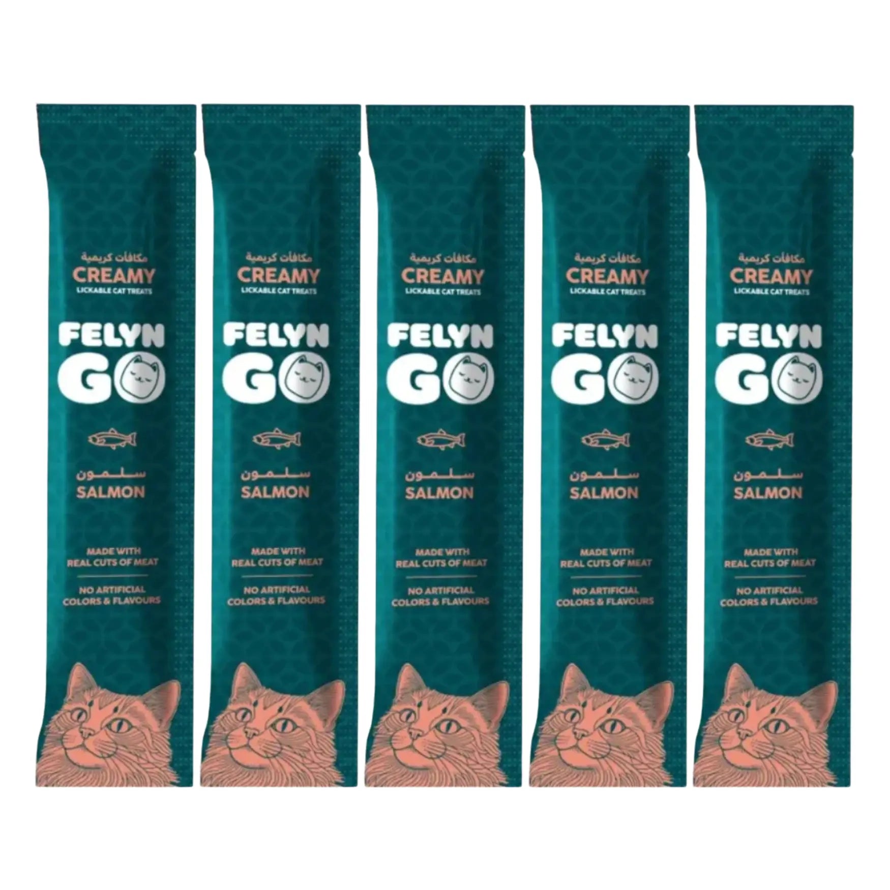 Felyn Go Creamy Lickable Treats Salmon Sachet Felyn Go Core