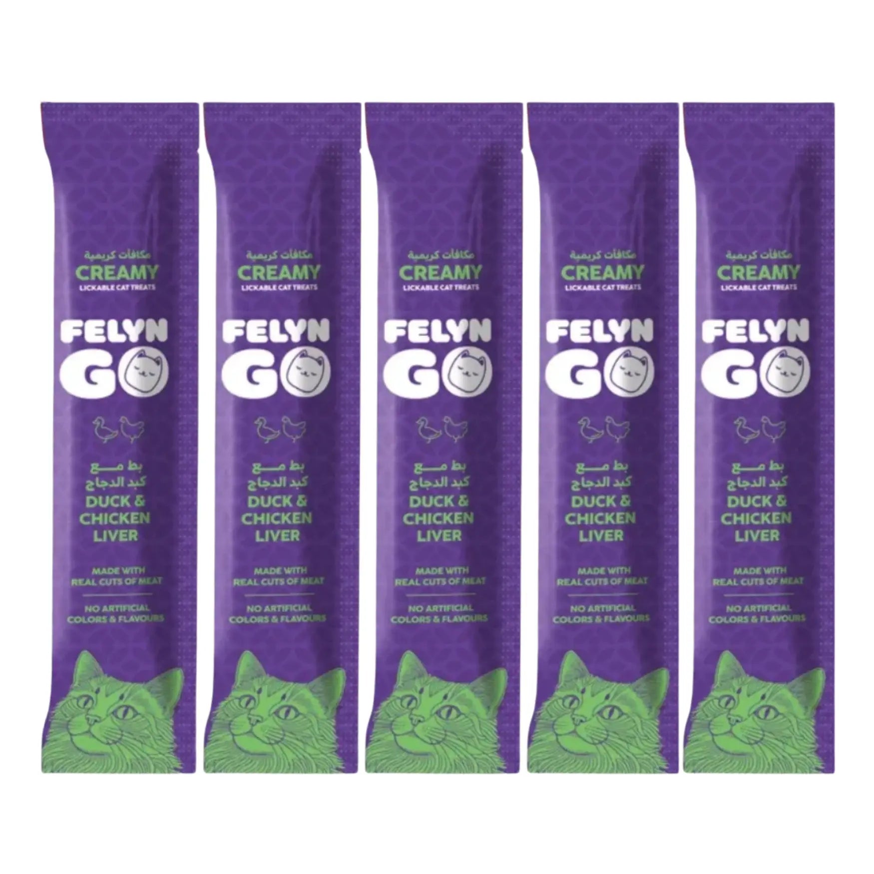 Felyn Go Creamy Lickable Treats Duck & Chicken Liver Sachet Felyn Go Core