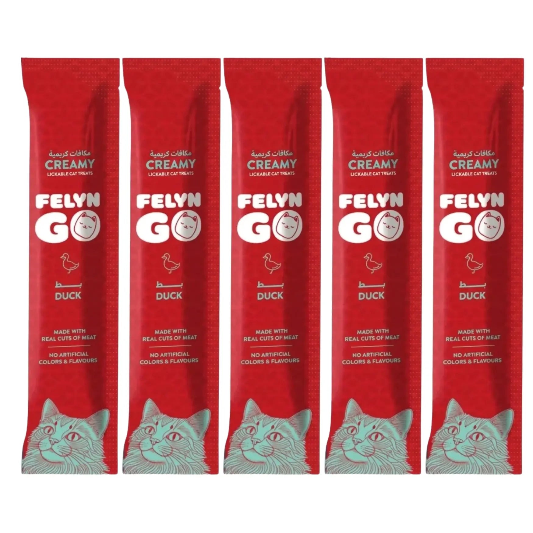 Felyn Go Creamy Lickable Treats Duck Sachet Felyn Go Core