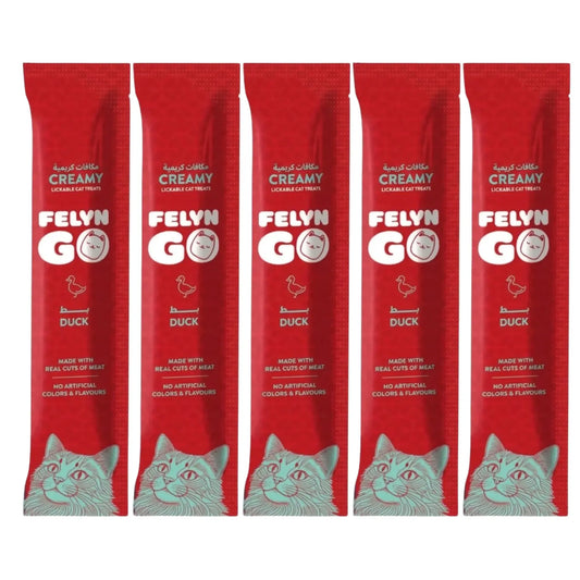 Felyn Go Creamy Lickable Treats Duck Sachet Felyn Go Core