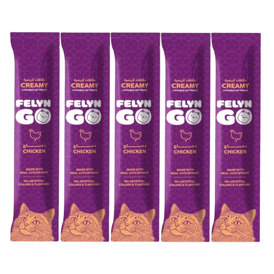 Felyn Go Creamy Lickable Treats Chicken Sachet Felyn Go Core