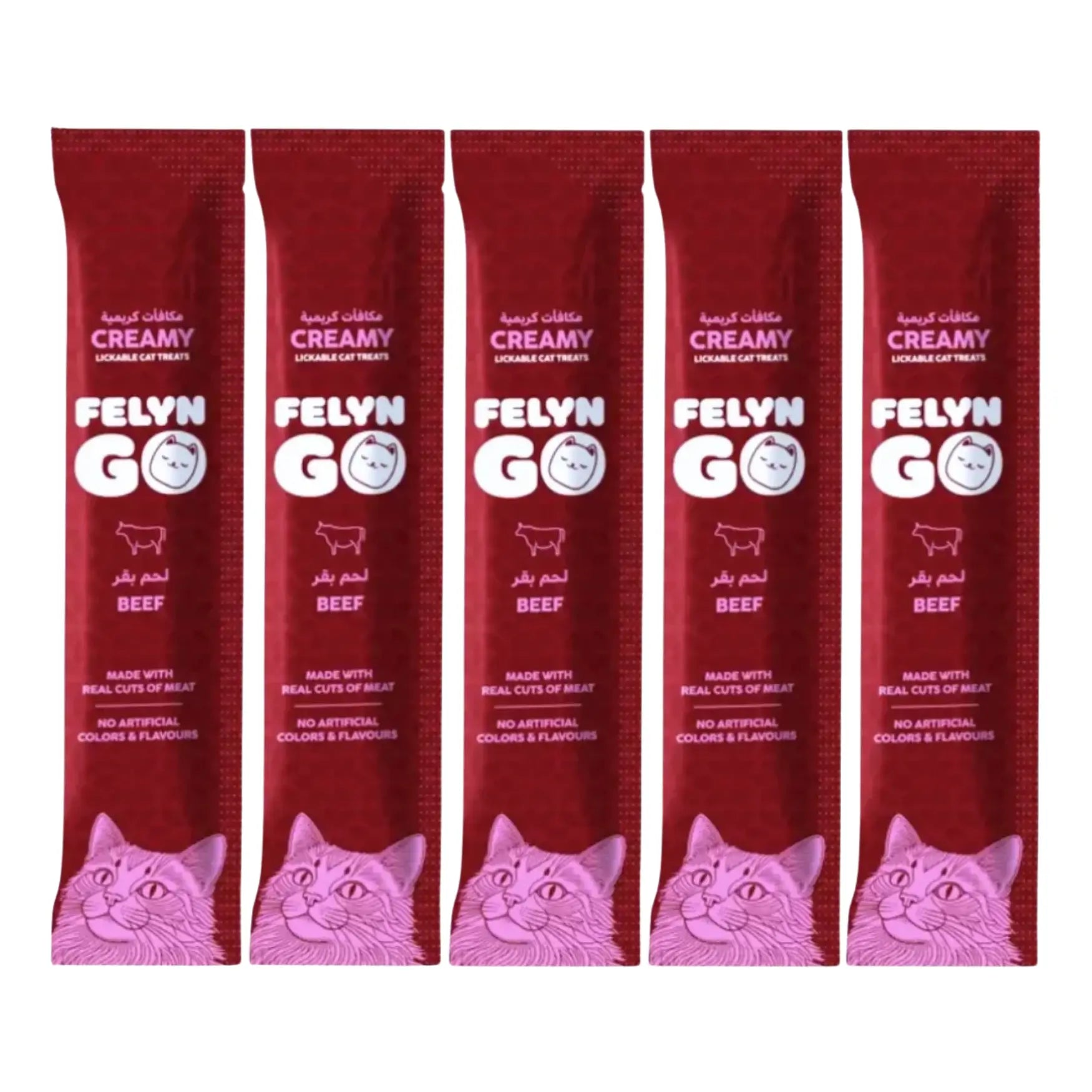 Felyn Go Creamy Lickable Treats Beef Sachet Felyn Go Core
