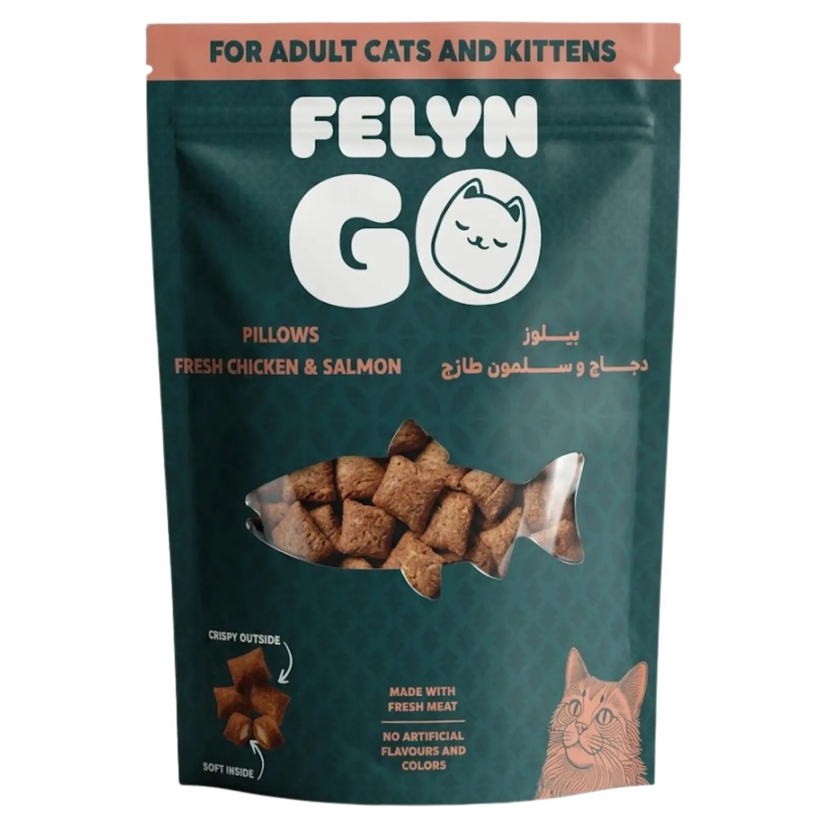 Felyn Go Pillows Fresh Chicken & Salmon Felyn Go Core