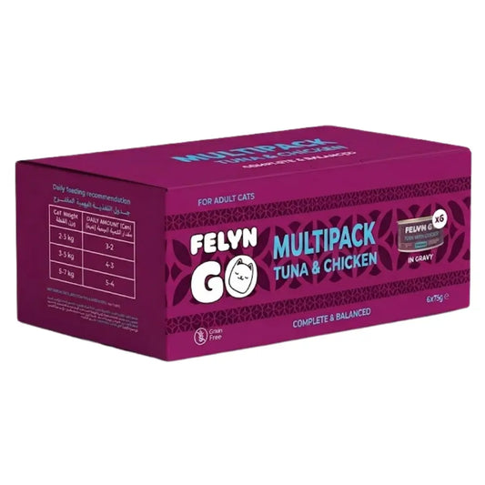 Felyn Go Multipack Tuna & Chicken In Gravy Felyn Go Core
