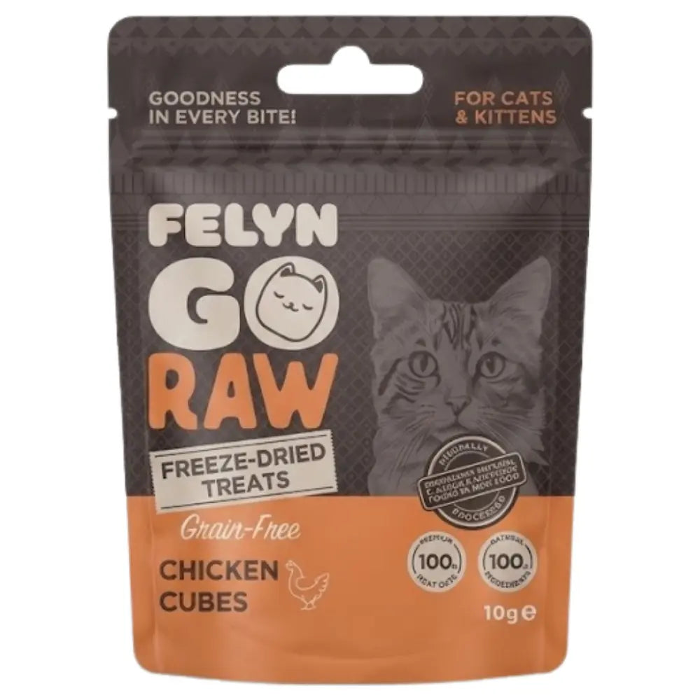 Felyn Go RAW Chicken Cubes Felyn Go Raw