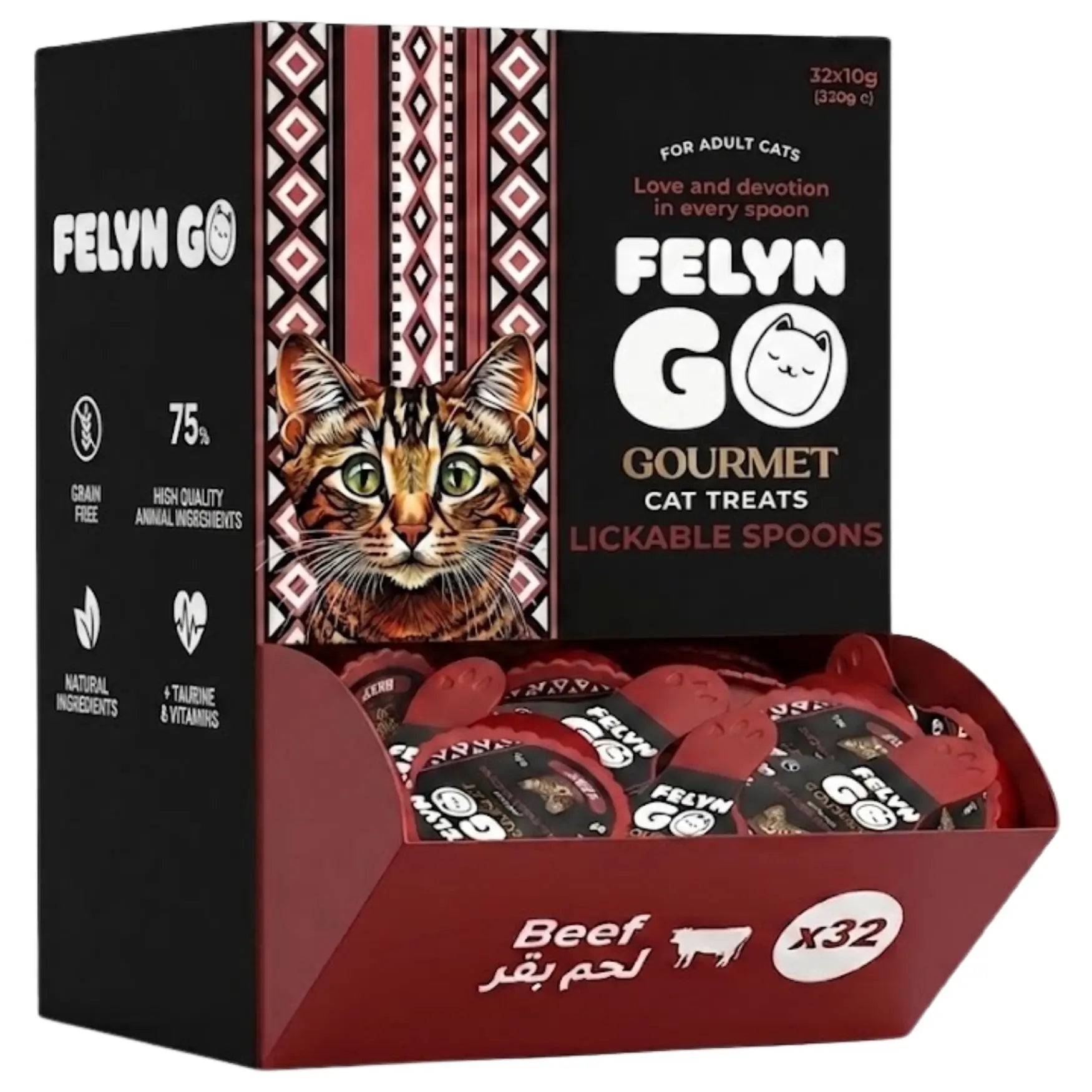 Felyn Go Gourmet Lickable Spoons Beef Felyn Go Gourmet