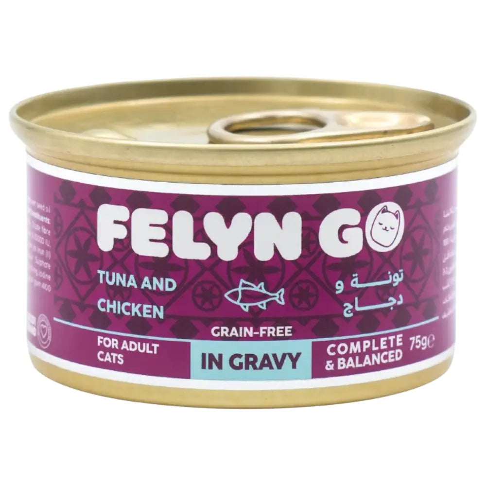 Felyn Go C&B Cans Tuna & Chicken In Gravy Felyn Go Core