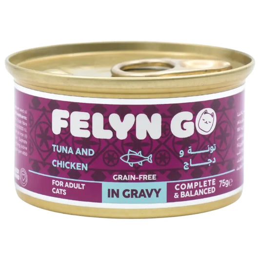 Felyn Go C&B Cans Tuna & Chicken In Gravy Felyn Go Core