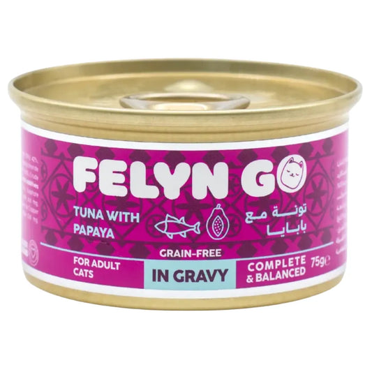 Felyn Go C&B Cans Tuna With Papaya In Gravy Felyn Go Core
