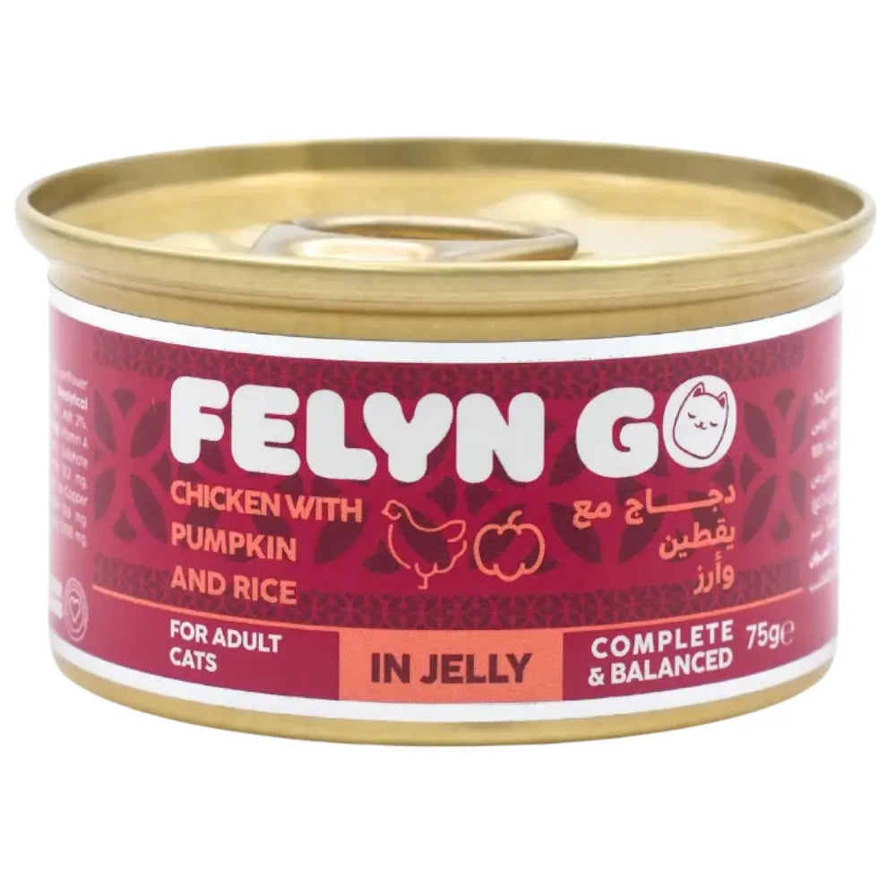 Felyn Go C&B Cans Chicken With Pumpkin & Rice In Jelly Felyn Go Core