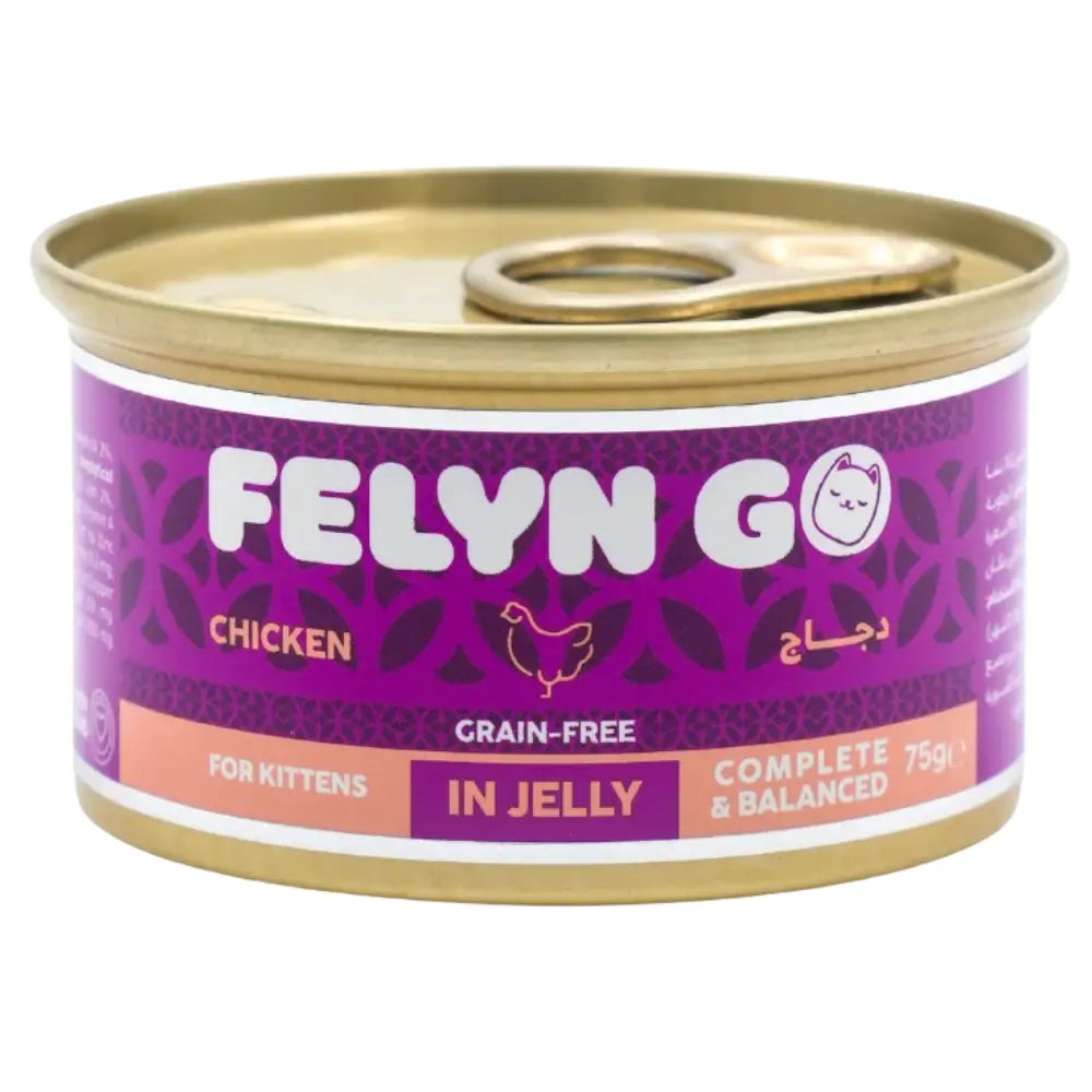 Felyn Go C&B Cans Chicken In Jelly For Kittens Felyn Go Core