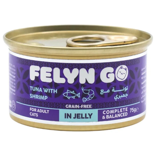 Felyn Go C&B Cans Tuna With Shrimp In Jelly Felyn Go Core