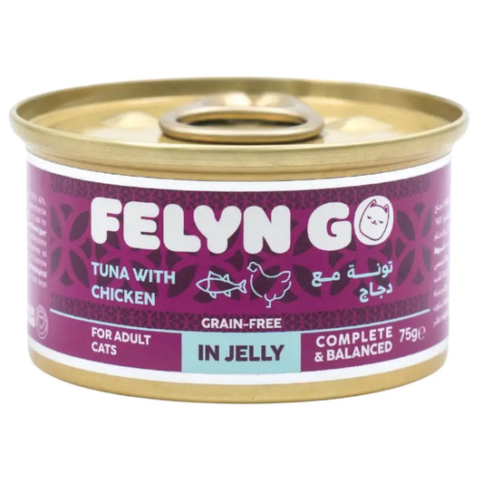 Felyn Go C&B Cans Tuna With Chicken In Jelly Felyn Go Core