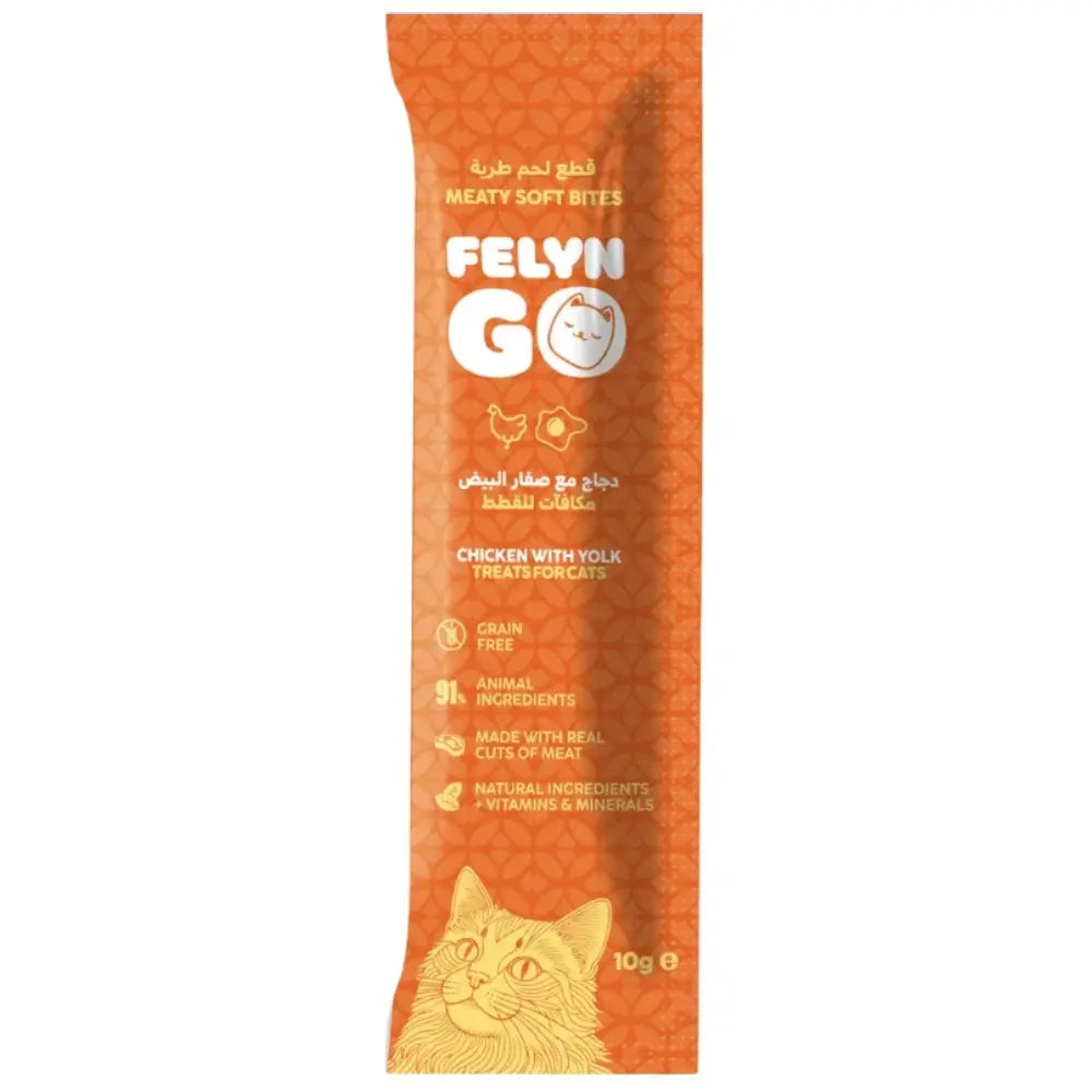 Felyn Go Soft Bites Chicken & Yolk Pouch Felyn Go Core