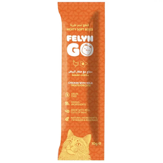 Felyn Go Soft Bites Chicken & Yolk Pouch Felyn Go Core