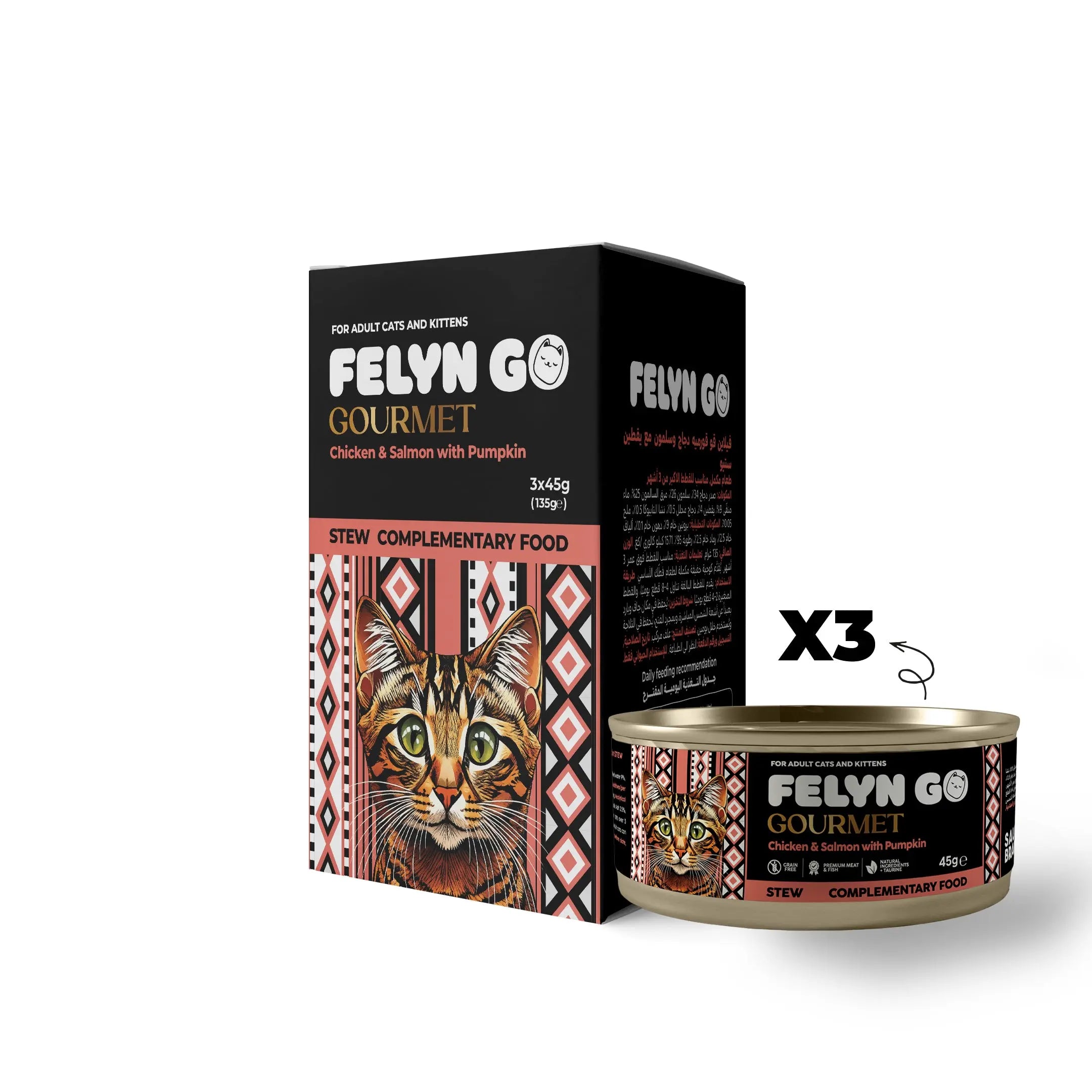 Felyn Go Gourmet Chicken & Salmon With Pumpkin Stew Felyn Go Gourmet